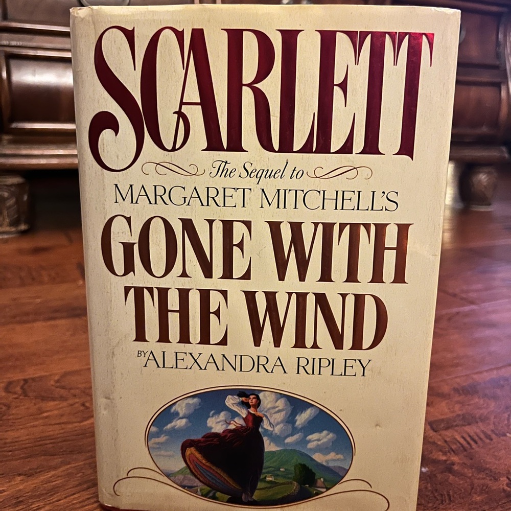 Scarlett: The Sequel to Gone with the Wind by Alexandra Ripley - Cream Cover